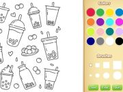 Juego Lindo libro para colorear de Boba para niños en línea