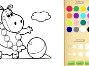 Juego Animales de granja para bebés Libro para colorear para niños en línea