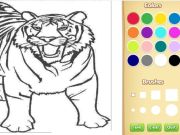 Juego Libro para colorear de tigre en línea