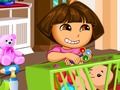 Juego Dora Baby Caring Slacking en línea