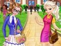 Juego Las hermanas van al Arendelle College.  en línea