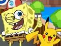 Juego Bob Esponja Pokemon Ir  en línea