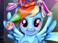 Juego Corte de cabello real del pony del arco iris  en línea