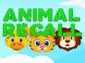 Juego Recuerdo de animales  en línea