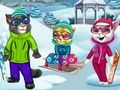 Juego Gatos diversión de invierno  en línea
