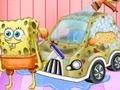 Juego Limpieza del coche Spongebob  en línea