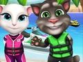 Juego El gato Talking Tom: cuenta la diferencia  en línea