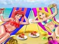 Juego Vestido de playa de princesas en línea