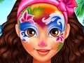 Juego Arte de la cara de la princesa Moana de Oceania  en línea