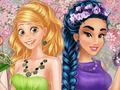 Juego Colores de los vestidos de princesa de la primavera  en línea