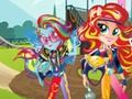 Juego Chicas de Equestria. Juegos de la Amistad: Motocross  en línea