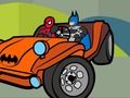 Juego Libro para colorear de coches de superhéroes  en línea