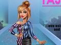 Juego Tris: traje de portada de moda  en línea
