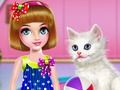Juego Kitty: cuidados y corte de pelo. en línea Juego Kitty: cuidados y corte de pelo. en línea