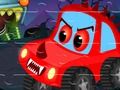 Juego Mosaico de coches de Halloween  en línea