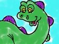 Juego Libro para colorear dinosaurio  en línea