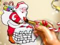Juego Navidad Papá Noel para colorear  en línea