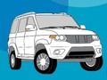 Juego Libro de colorear de coches rusos  en línea