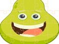 Juego Rompecabezas de frutas de dibujos animados  en línea