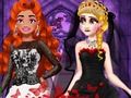 Juego Vestido de novia princesa negro  en línea