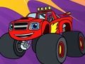 Juego Camion Monster para colorear  en línea