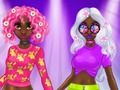 Juego Peinados de neón de primavera increíbles de princesa  en línea
