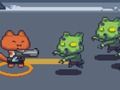 Juego Gunner de gato vs zombies en línea