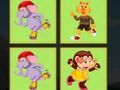 Juego Match de tarjetas de la jungla en línea