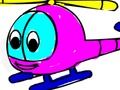 Juego Volver a la escuela para colorear helicóptero  en línea