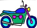 Juego Volver a la escuela: colorear moto  en línea