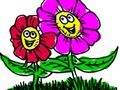 Juego Regreso a la escuela: Libro para colorear de flores  en línea