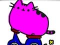 Juego Regreso a la escuela: colorear gatos lindos  en línea