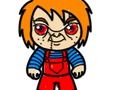 Juego Libro para colorear del niño de miedo en línea