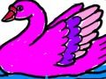 Juego Regreso a la escuela: libro para colorear cisne  en línea