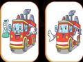 Juego Memoria de camión de bomberos  en línea