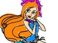 Juego Regreso a la escuela: linda chica para colorear  en línea