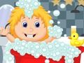 Juego Rompecabezas de baño de bebé en línea