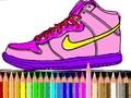 Juego Regreso a la escuela: colorear zapatos  en línea