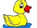 Juego Regreso a la escuela: libro para colorear patos  en línea