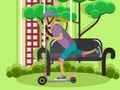 Juego La moto eléctrica monta rompecabezas  en línea