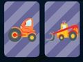 Juego Memoria de grandes camiones y automóviles  en línea