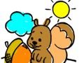 Juego Libro de colorear de ardilla  en línea