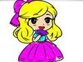 Juego Regreso a la escuela: libro para colorear princesa  en línea