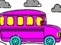 Juego Libro de colorear del autobús escolar  en línea