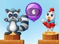 Juego División de globos de la jungla  en línea