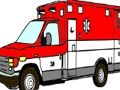 Juego Camiones de ambulancia para colorear  en línea