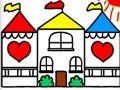 Juego Libro de colorear de regreso a la escuela DOLLHOUSE  en línea