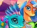 Juego Rompecabezas de unicornios y dragones lindos  en línea
