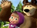 Juego Masha y el oso descubren la diferencia  en línea