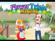 Juego Flor Triple Mahjong  en línea